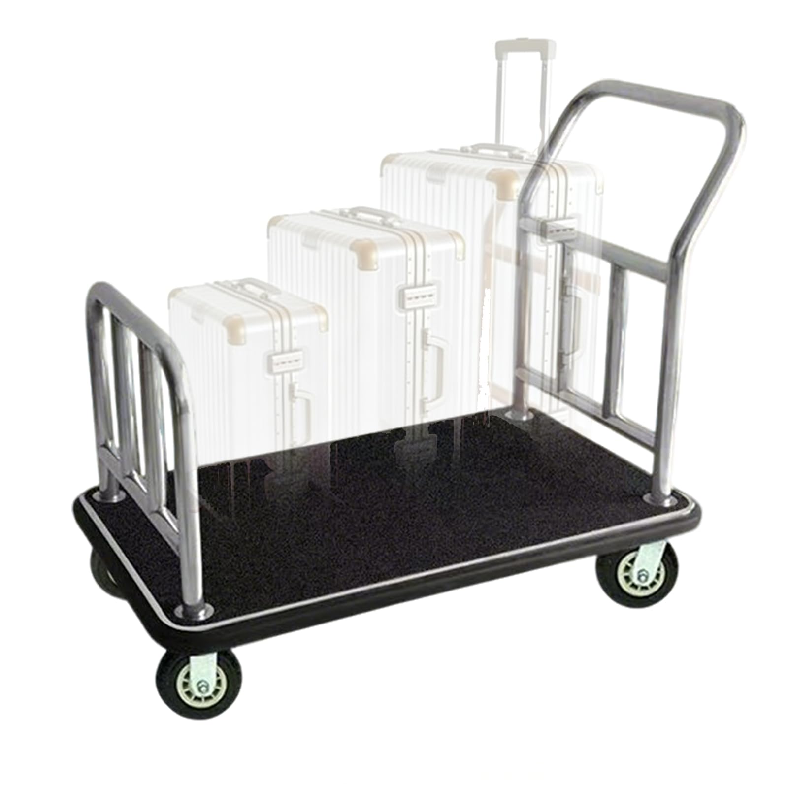 Amazon.co.jp: ホテルの荷物カート 107x65x97cm 荷物台車 ホテル用
